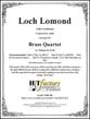 Loch Lomond - Brass Quartet P.O.D. cover